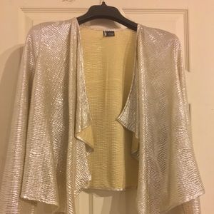 Gold waterfall blazer from urban outfitters